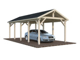 Robert 23.1m2 (3.15x7.32m) Viilkatusega autovarjualune
