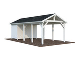 Robert 23.1m2 kuuriga (3.15x7.32m) autovarjualune ühele autole