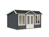 Claudia Pent 11.5m2 (4x3m | 34mm) Kellakastiga freespruss-aiamaja alla 2.5 m