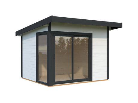 Andrea 7.5m2 Slide Plus (2.96x2.7m | 44mm) Väike modernne aiamajake