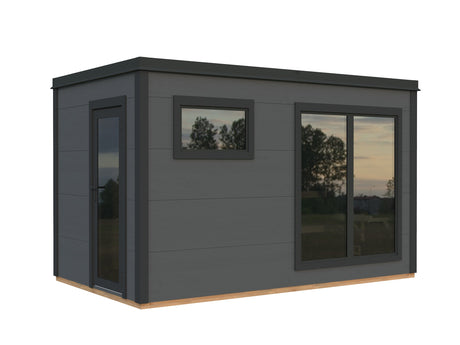 Grace saun 8.2m2 (3.9x2.3m | 56mm) Liimpuitelementidest seinaga saun