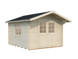 Sally 10.2m2 (3x3.6m | 44mm) Kompaktne traditsiooniline freespruss-aiamaja