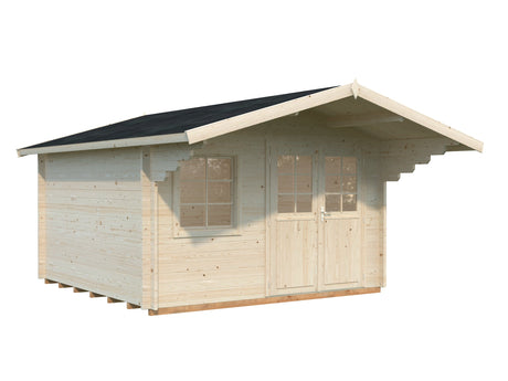 Sally 12.3m2 (3.6x3.6m | 44mm) Traditsiooniline freespruss-aiamaja