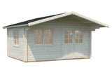 Helena 15.1m2 (4.5x3.6m | 70mm) Vastupidav freespruss-aiamaja