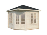 Melanie 6.9m2 (2.8x2.8m | 44mm) Ruudukujuline freesprusspaviljon