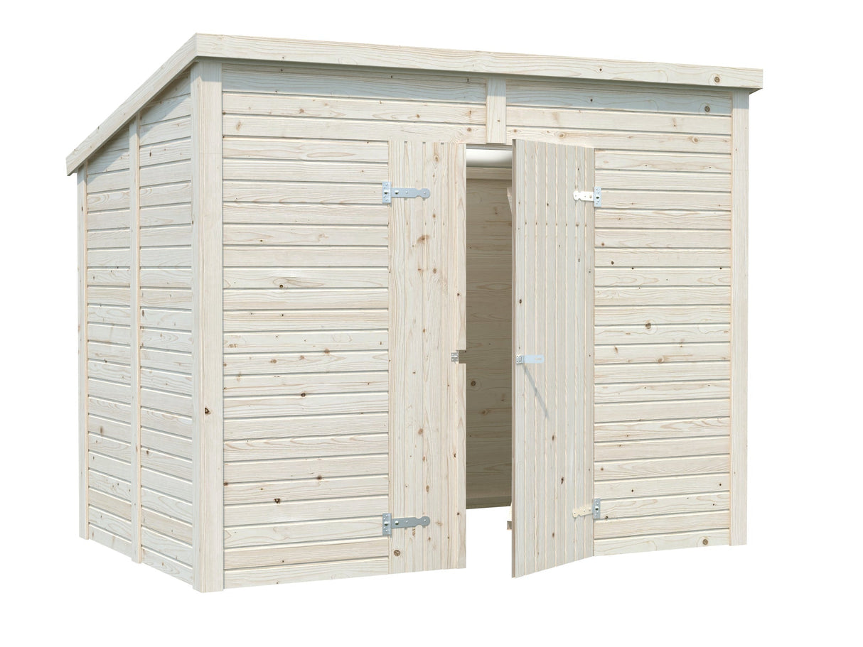 Leif 4.5m2 (2.73x1.7m | 16mm) Valmis seinaelementidest praktiline aiakuur