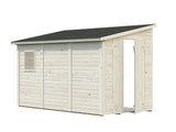Mia 5.4m2 (3.33x1.65m | 16mm) Valmis seinaelementidest aiakuur maja seina külge kinnitamiseks