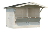 Stella 5m2 (2.73x1.9m | 16mm) Valmis seinaelementidest kiosk