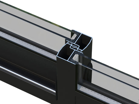 Lumi 11,6 m² (4,2x3 m | 120x120 mm) Seinale kinnituv klaaspaviljon aia laienduseks
