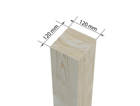 Lumi 16,2 m² (5,8x3 m | 120x120 mm) Modernne seinale kinnituv klaaspaviljon aeda