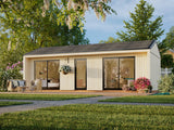 Rebekka 31,8 m² (9,x4,5 m|18 mm) Soojustatav minimaja