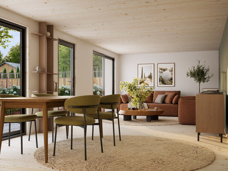 Johanna 31,8 m² (9,x4,5 m | 18 mm) Ruumikas modernne põhjamaine minimaja – soojustusvalmis