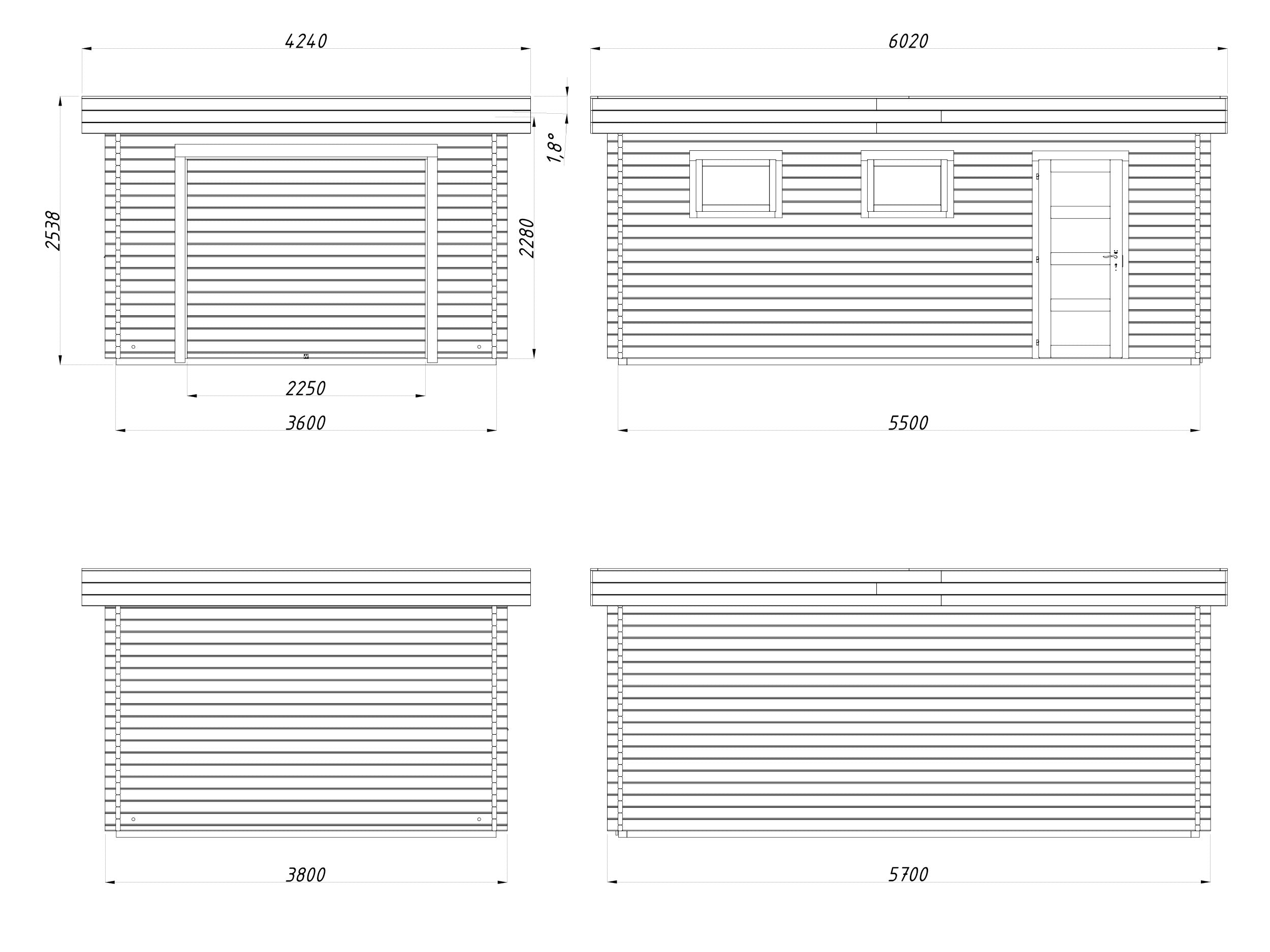 Rasmus 19,0 m2 kit
