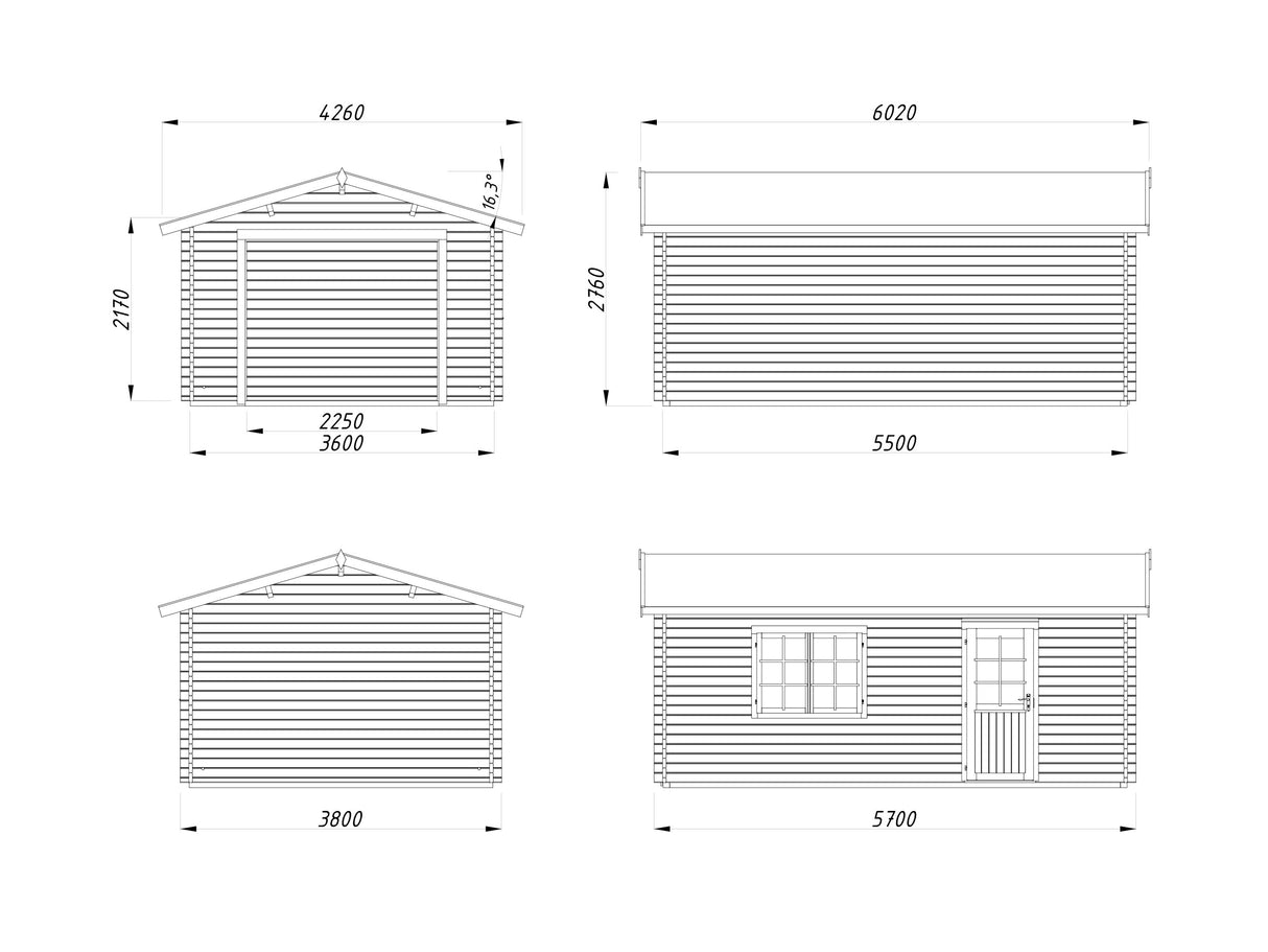 Irene/Roger 19,0 m2 kit