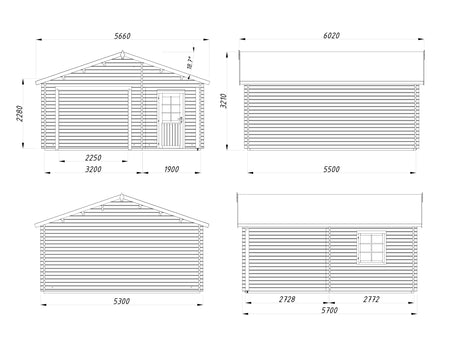Irene/Roger 21,9+5,2 m2 kit