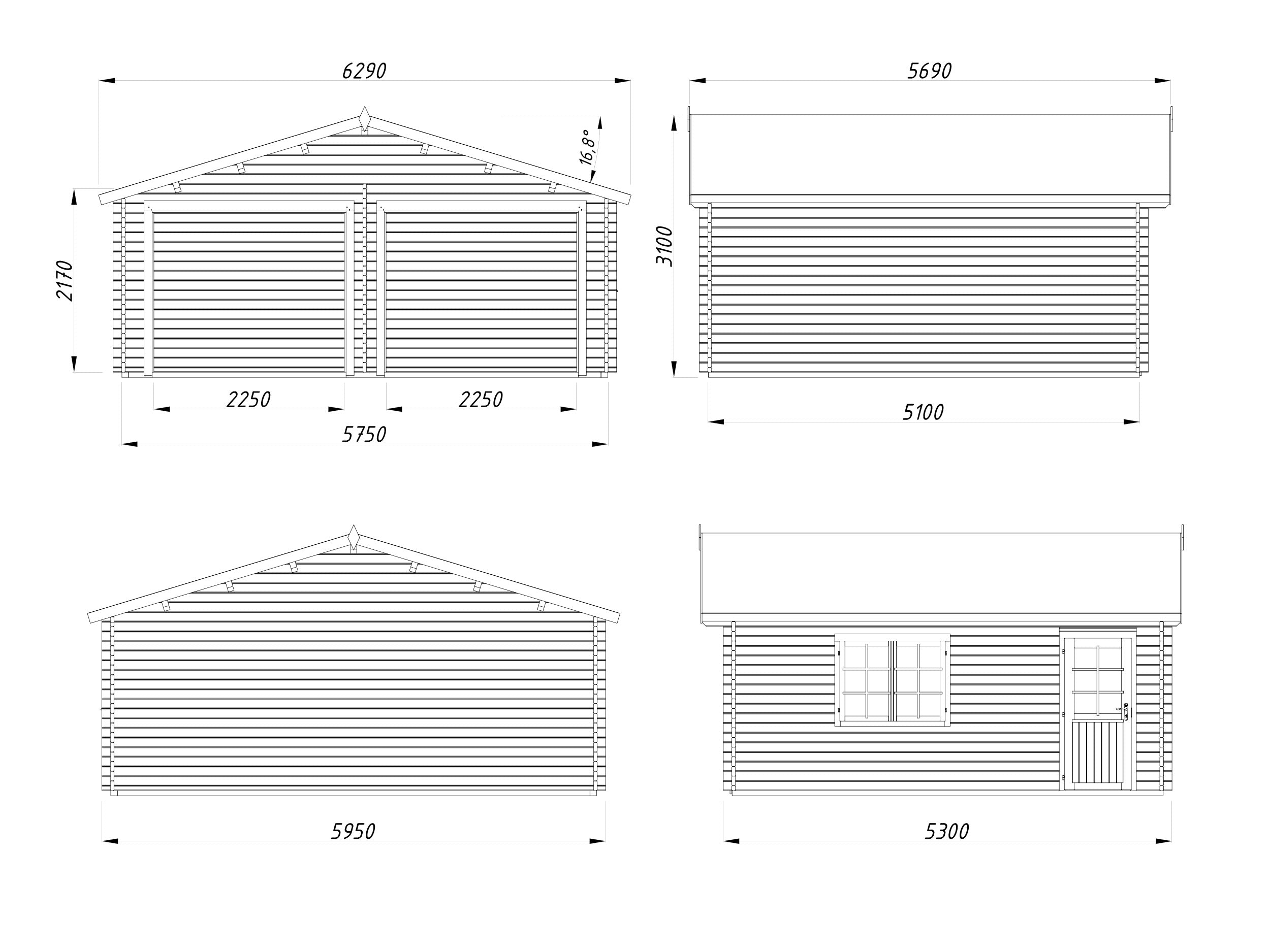 Roger 28,4 m2 kit