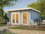 Heidi 11.7m2 (4.1x3m | 44mm) Kaldkatusega freespruss-aiamaja