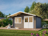 Britta 17.5m2 (4.26x4.26m | 40mm) Mägimajakese stiilis freespruss-aiamaja