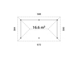 Bianca 16.6m2 Set 107 (5.88x3m) Paviljon