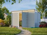 Elias 7,3 m² (3,3x2,3 m | 16 mm) Puidust aiakuur ülemiste akendega