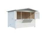 Marian 6.2m2 (2.98x2.28m | 16mm) Valmis seinaelementidest kokkuvolditav kiosk