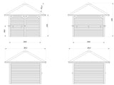 Bianca 8.3m2 Set 103 (3x3m) Baarinurgaga paviljon