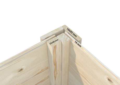 Dan 7.5m2 (2.7x2.8m | 16mm) Valmis seinaelementidest aiakuur