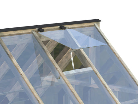 Emilia 5,4 + 4 m² (2,4x4,3 m | 18 mm) Kompaktne kasvuhoone ja kuur – süvaimmutatud