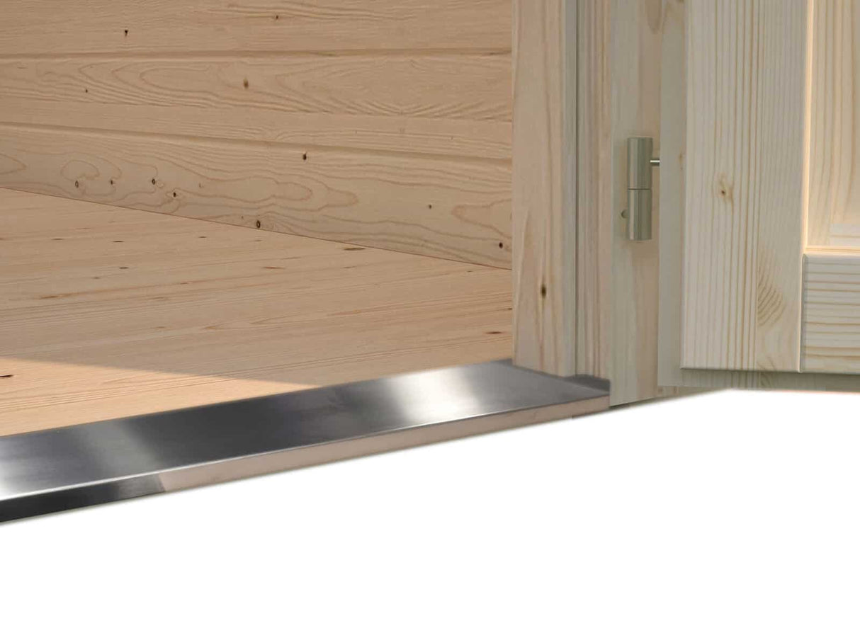 Ella 13.1m2 (4.5x3m | 28mm) Kahe ruumiga klaasustega aiakuur