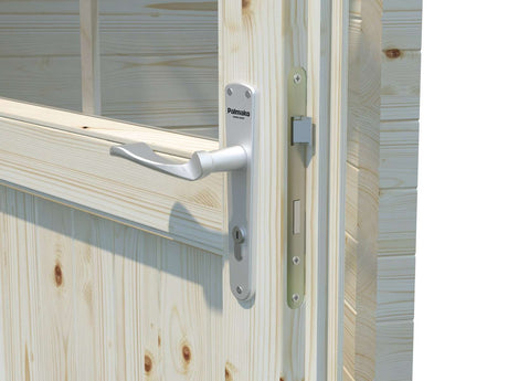 Helena 15.1m2 (4.5x3.6m | 70mm) Vastupidav freespruss-aiamaja
