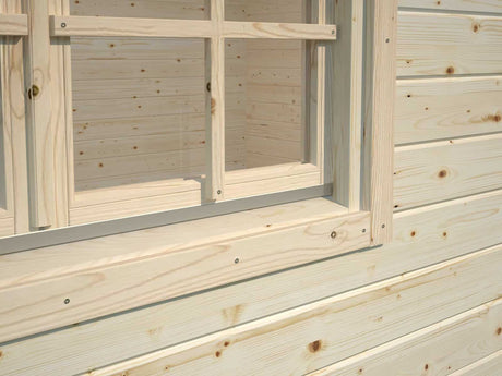 Helena 15.1m2 (4.5x3.6m | 70mm) Vastupidav freespruss-aiamaja