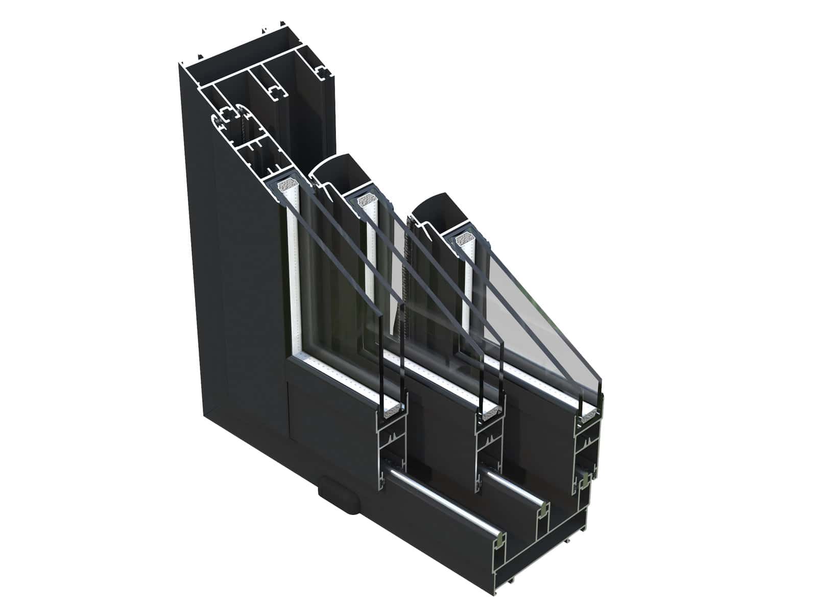 Sanna 12.8m2 Slide Plus (5x2.7m | 44mm) Modernne saunamajake lükanduksega