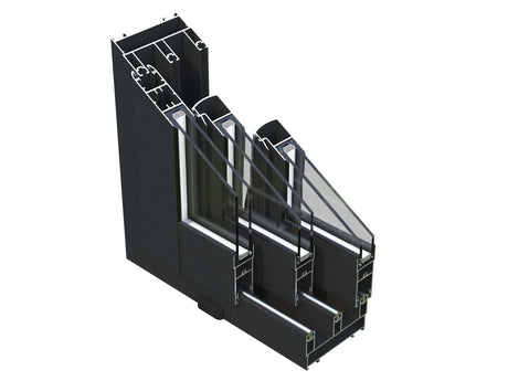Sanna 12.8m2 Slide Plus (5x2.7m | 44mm) Modernne saunamajake lükanduksega