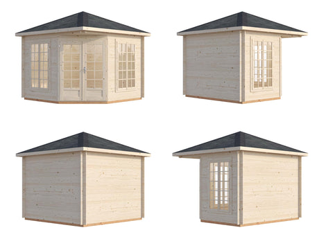 Melanie 7m2 (2.8x2.8m | 28mm) Klassikaline paviljon