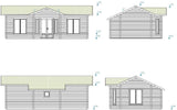 Anna 26.8m2 (8x5m | 70mm) Kolmetoaline suvemaja