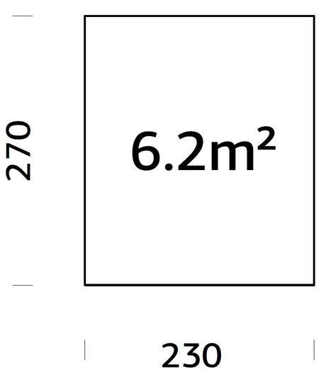 Vundamendiraam 2,3x2,7 m (sh. LogFoot)