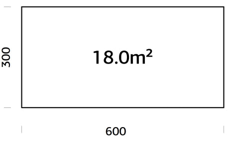 Vundamendiraam 6x3 m (sh. LogFoot)