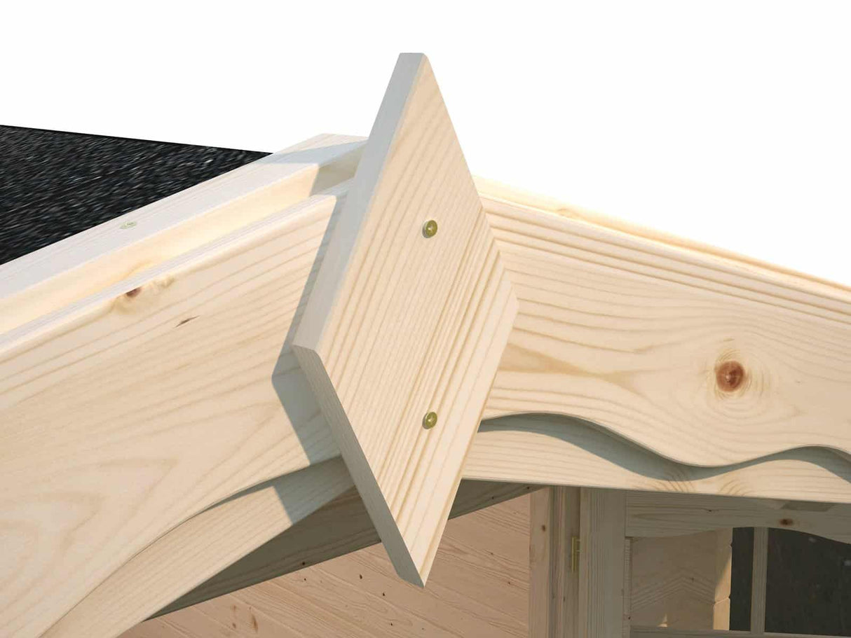 Helena 15.1m2 (4.5x3.6m | 70mm) Vastupidav freespruss-aiamaja