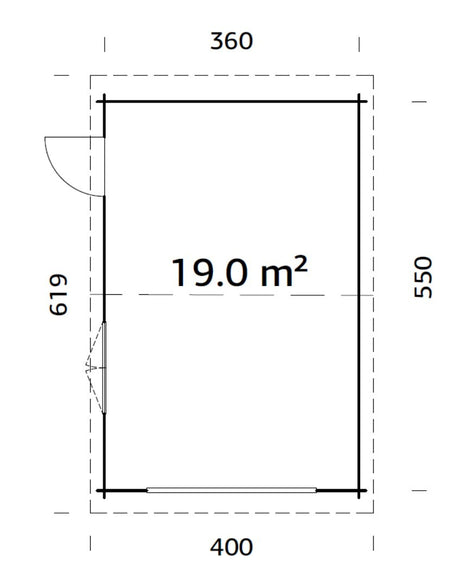 Irene/Roger 19,0 m2 kit