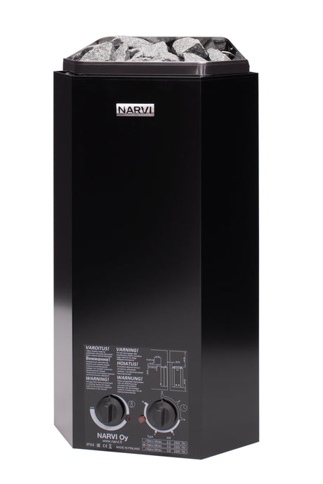 Narvi Minex 3.6 kW elektrikeris ja kerisekivid