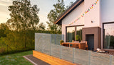 Aiaelement 'Line 12x10' (1180x1735) terrassi privaatsussein