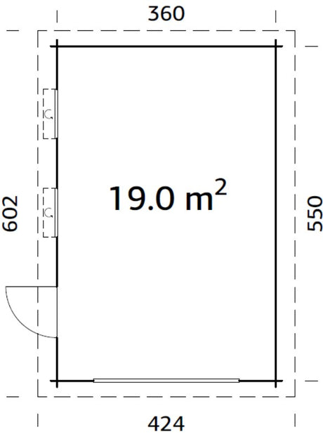 Rasmus 19,0 m2 kit