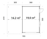 Roger 19,0+16,2 m2 kit
