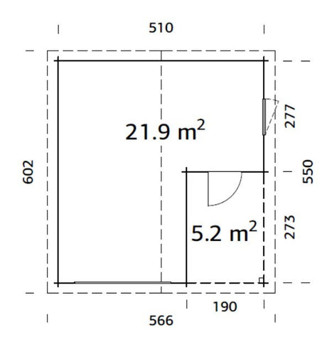 Irene/Roger 21,9+5,2 m2 kit