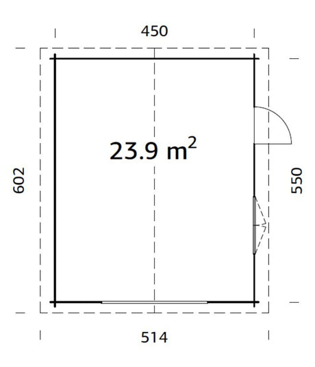 Irene/Roger 23,9 m2 kit