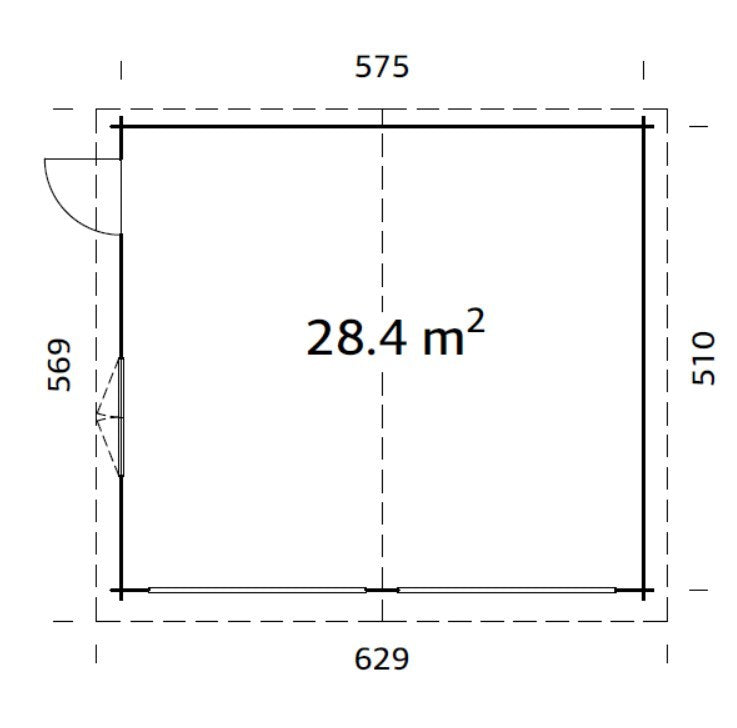 Roger 28,4 m2 kit