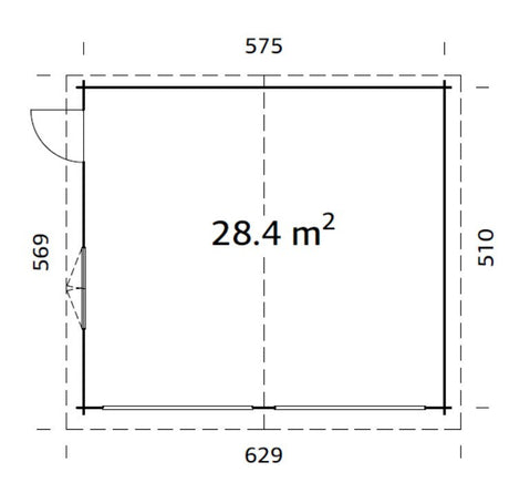 Roger 28,4 m2 kit