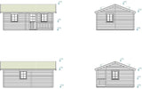 Sandra 21.5+3.7m2 (6x4.5m | 70mm) Traditsiooniline freespruss-suvila
