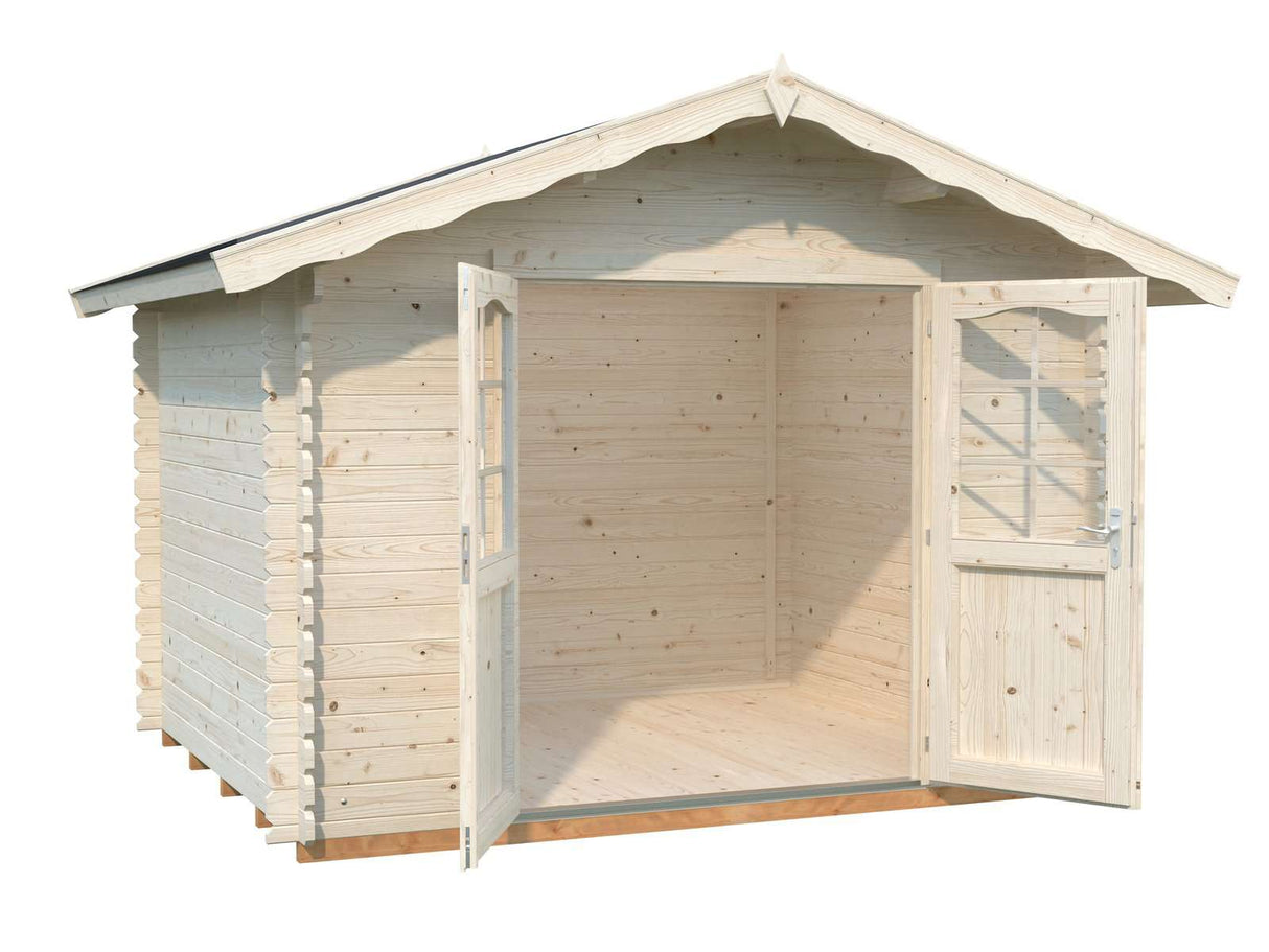 Vivian 6.9m2 (3x2.4m | 28mm) Kompaktne freespruss-aiamaja